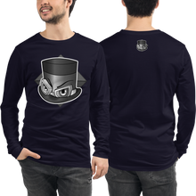 Top Hat Triblend Unisex Long Sleeve Tee
