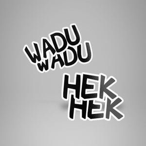 Wadu Hek Sticker packs