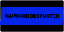 rayhandoestwitch XXL Gaming Mousepad