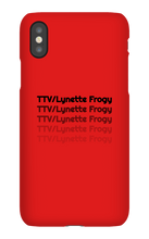 Lynette Frogy iPhone Phone Cases