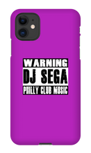 DJ Sega Warning iPhone Case