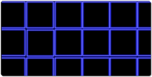 XXL Gaming Neon Blue Square Mousepad