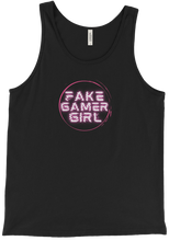 Fake Gamer Girl Tank Top (Pink/Black)