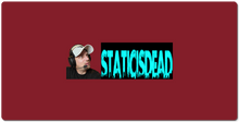 staticisdead Face XXL Gaming Mousepad