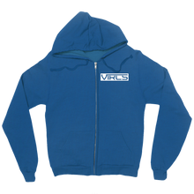 Vircs Zip-Up Hoodie (White Logo)