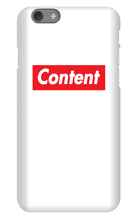 Pure content iPhone Phone Cases