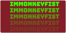 immonkeyfist XXL Gaming Mousepad