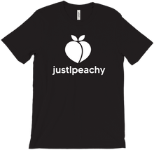 justlpeachy shirt white logo