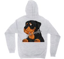 glo's Rottie Hoodie (Back Logo, Pullover)