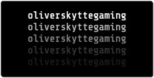oliverskyttegaming XXL Gaming Mousepad