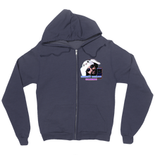 Bunny Beard Gaming Zip Up Hoodie