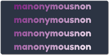 ManonymousNon XXL Gaming Mousepad