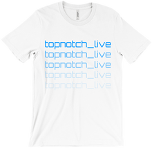 topnotch_live blue logo shirt