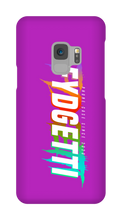 FYDGETTI White Text Design Samsung Phone Case