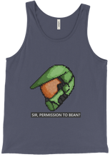 SpartanWarGames.com Permission to Bean Tank Top.