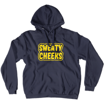 Sweaty Cheeks Hoodie (Yellow Logo)