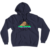 Men's Grizzly Neon Hoodie (No-Zip/Pullover)