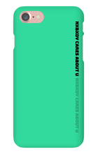 nxbxdy cares about you  iPhone Case