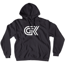 GK White Logo Hoodie (No-Zip/Pullover)