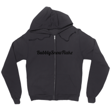 Bubblysnowflake Zip Up Hoodie