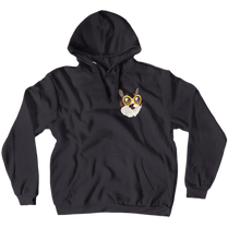 CoolAmora Small Print Hoodies (No-Zip/Pullover)