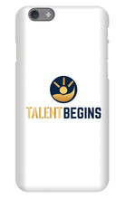 Talent Begins iPhone Case