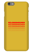 MILOSOSWEGMEN Iphone case (Red)