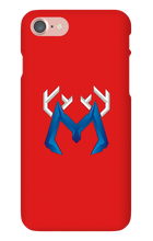 Blue logo iPhone Phone Cases