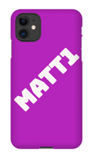 matt1 iPhone Phone Cases
