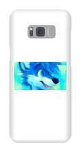blue wolf Samsung Phone Cases