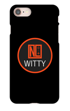 NLWITTY Circle Logo iPhone Phone Case - White