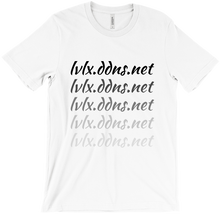 lvlxstore black text repeated tee