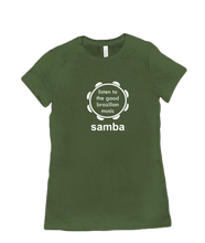 Women T-shirt LISTEN SAMBA