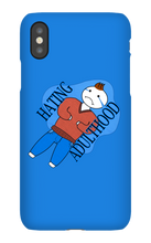 Hating Adulthood iPhone Phone Cases