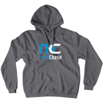 MotoChase White Logo Hoodies (No-Zip/Pullover)