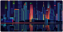 Tokyo City XXL Gaming Mousepad