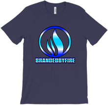 brandedbyfire blue logo T-Shirts