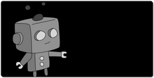 Grey Bot XXL Gaming Mousepad