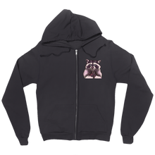 hehehe zip-up hoodie