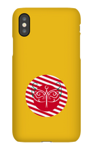 Fae's Xmas iPhone Case Candy Cane Red