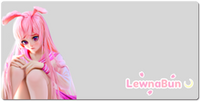 LewnaUWUBun XXL Gaming Mousepad