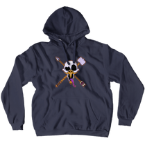 Hammer and Arrow Hoodies with Orange Border