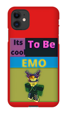 Its Cool To Be EMO iPhone Case(Color Bright  FTX)