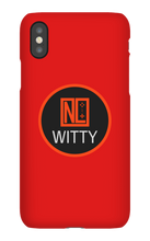 NLWITTY Circle Logo iPhone Phone Case - White