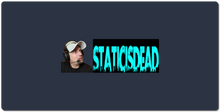 staticisdead Face XXL Gaming Mousepad