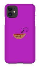 quinoa bowl iPhone case
