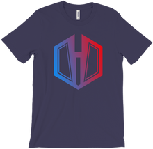 Blue-to-Red Logo T-Shirt