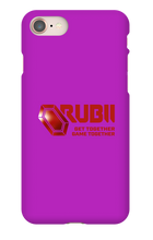 Rubii iPhone Phone Cases (red logo)