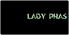 Lady Phas Glitch XXL Gaming Mousepad