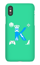 keekster_ Logo (White) iPhone Phone Cases